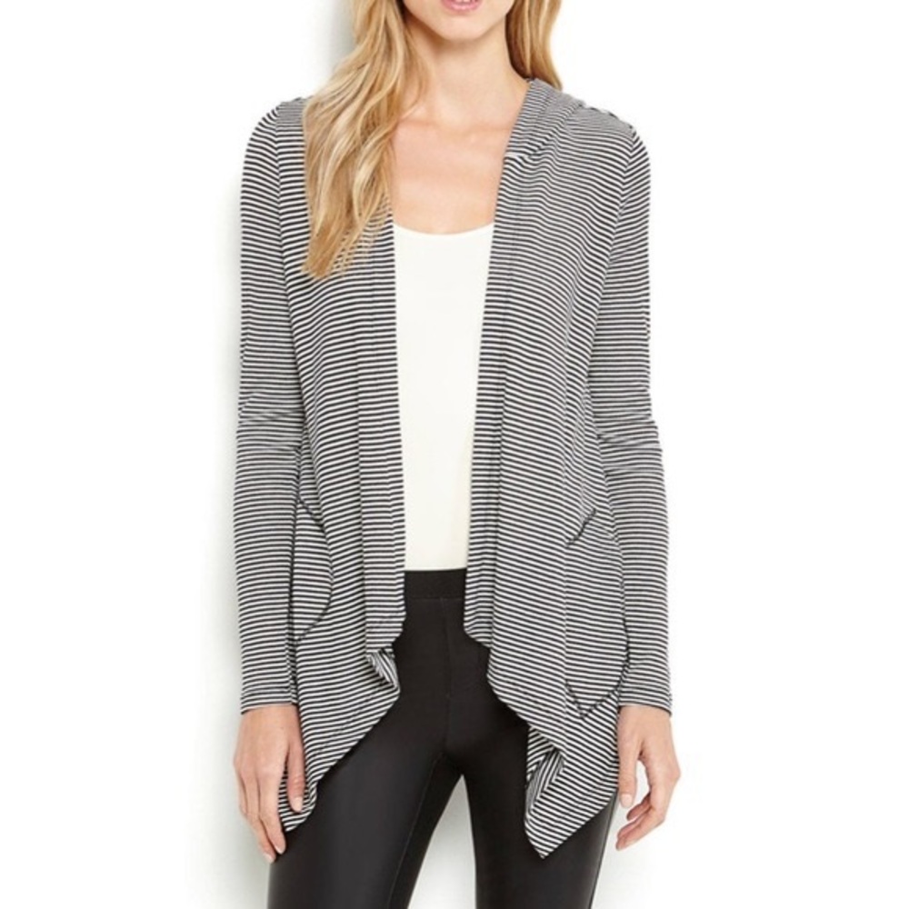Philosophy Striped Sharkbite Cardigan